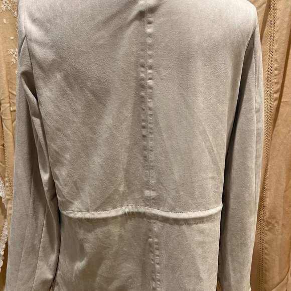 Blank NYC Off The Grid Ivory Soft Shawl Open-Front Drape Jacket NWT - Picture 4 of 8